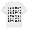 Uvberget ordlek t-shirt
