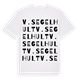 V. Segelhult ordlek t-shirt