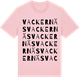 Pink Cotton t-shirt med Vackernäs ordlek t-shirt