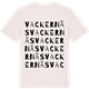 Vintage White t-shirt med Vackernäs ordlek t-shirt