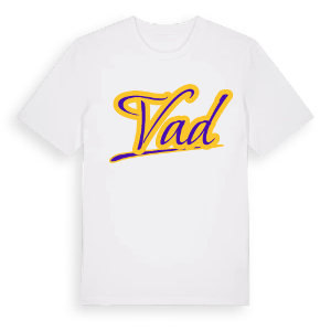 Vad baseball t-shirt – ekologisk bomull t-shirt från Pinshirt