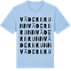 Blue Soul t-shirt med Väderbrunn ordlek t-shirt