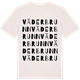 Vintage White t-shirt med Väderbrunn ordlek t-shirt