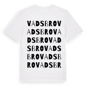 Vadsbro ordlek t-shirt – ekologisk bomull t-shirt från Pinshirt