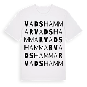 Vadshammar ordlek t-shirt – ekologisk bomull t-shirt från Pinshirt