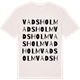 Vintage White t-shirt med Vadsholm ordlek t-shirt