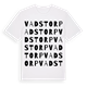 White t-shirt med Vadstorp ordlek t-shirt
