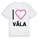 Jag älskar Väla t-shirt stort tryck
