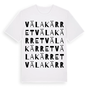 Välakärret ordlek t-shirt – ekologisk bomull t-shirt från Pinshirt