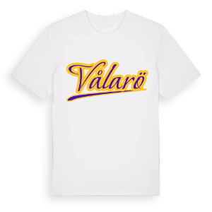 Vålarö baseball t-shirt – ekologisk bomull t-shirt från Pinshirt