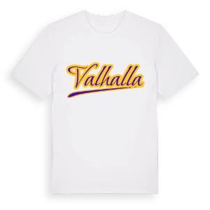 Valhalla baseball t-shirt – ekologisk bomull t-shirt från Pinshirt