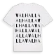 Valhalla ordlek t-shirt