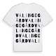 Valingegård ordlek t-shirt