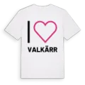 Jag älskar Valkärr t-shirt stort tryck