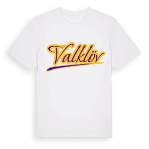 Valklöv baseball t-shirt – ekologisk bomull t-shirt från Pinshirt