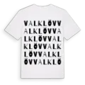 Valklöv ordlek t-shirt