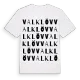 Valklöv ordlek t-shirt