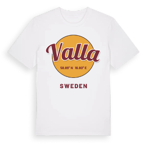 Valla cirkel t-shirt – ekologisk bomull t-shirt från Pinshirt