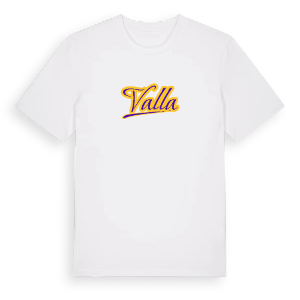Valla baseball t-shirt – ekologisk bomull t-shirt från Pinshirt