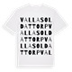 Valla soldattorp ordlek t-shirt