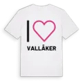 Jag älskar Vallåker t-shirt stort tryck