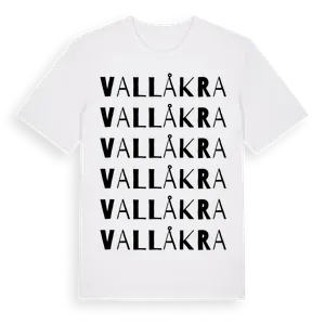 Vallåkra ordlek t-shirt – ekologisk bomull t-shirt från Pinshirt