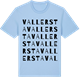 Blue Soul t-shirt med Vallersta ordlek t-shirt