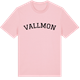 Pink Cotton t-shirt med Vallmon böjd t-shirt
