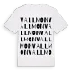 Vallmon ordlek t-shirt