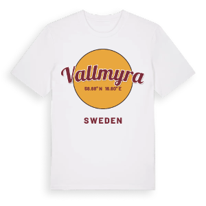 Vallmyra cirkel t-shirt – ekologisk bomull t-shirt från Pinshirt