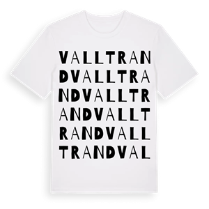 Valltrand ordlek t-shirt – ekologisk bomull t-shirt från Pinshirt