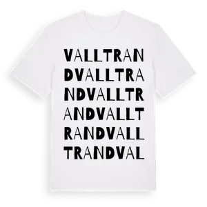Valltrand ordlek t-shirt – ekologisk bomull t-shirt från Pinshirt