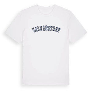 Valnarstorp college t-shirt – ekologisk bomull t-shirt från Pinshirt