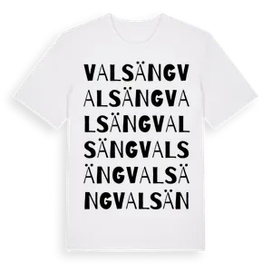 Valsäng ordlek t-shirt – ekologisk bomull t-shirt från Pinshirt