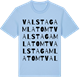 Blue Soul t-shirt med Valsta gamla tomt ordlek t-shirt