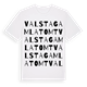 Valsta gamla tomt ordlek t-shirt