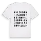 Valsund ordlek t-shirt