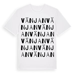 Vänjan ordlek t-shirt – ekologisk bomull t-shirt från Pinshirt