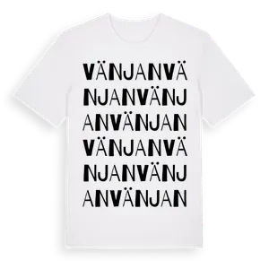 Vänjan ordlek t-shirt – ekologisk bomull t-shirt från Pinshirt