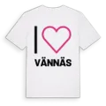 Jag älskar Vännäs t-shirt stort tryck