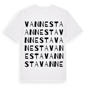 Vannesta ordlek t-shirt – ekologisk bomull t-shirt från Pinshirt