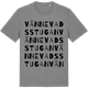 Mid Heather Gray t-shirt med Vännevadsstugan ordlek t-shirt