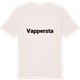 Vintage White t-shirt med Vappersta fetstil t-shirt