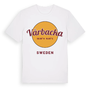 Vårbacka cirkel t-shirt – ekologisk bomull t-shirt från Pinshirt