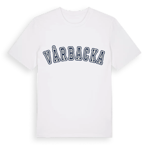 Vårbacka college t-shirt – ekologisk bomull t-shirt från Pinshirt