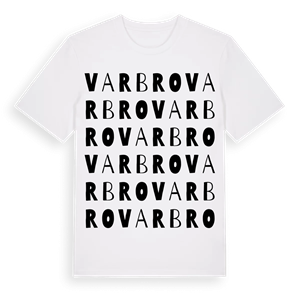 Varbro ordlek t-shirt – ekologisk bomull t-shirt från Pinshirt