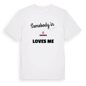 Någon i Vargarn älskar mig t-shirt – ekologisk bomull t-shirt från Pinshirt