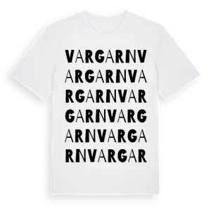 Vargarn ordlek t-shirt – ekologisk bomull t-shirt från Pinshirt