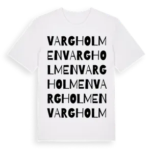 Vargholmen ordlek t-shirt – ekologisk bomull t-shirt från Pinshirt