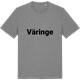 Mid Heather Gray t-shirt med Väringe fetstil t-shirt